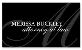 Professional Attorney Business Card in Black and White