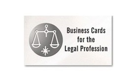 business cards for the legal profession, Scales of justice and attorney law offices 