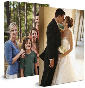 Turn wonderful memories into masterpieces with your family or wedding photographs printed onto wrapped canvases