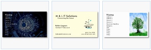 computer graphics IT business card