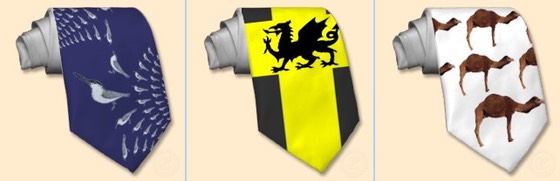 terns on tie, patriotic , welsh dragon, daffodil yellow, camel tie
