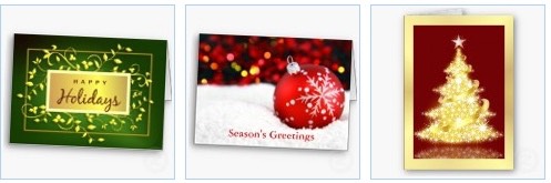 Happy Holidays Business and Corporate Christmas Cards
