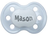 Create Your Own Baby Boy Pacifier in Blue