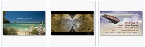 south seas world map travel agent business card