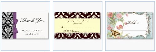 thank you, wedding table place card, table setting card 